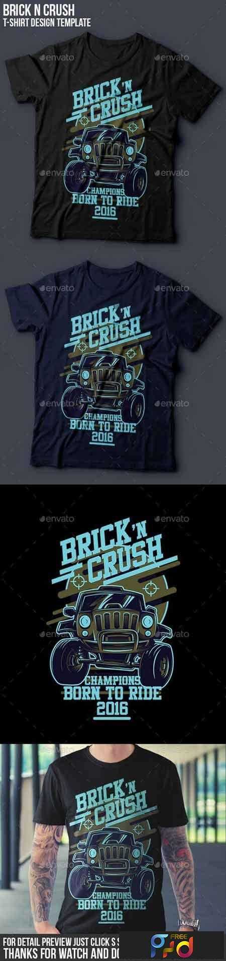 FreePsdVn.com 1811183 VECTOR brick n crush t shirt design 14845593