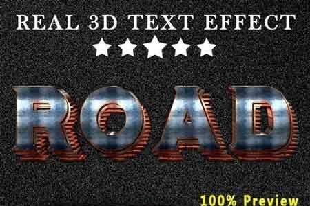Freepsdvn.com 1811292 Photoshop Real 3d Text Effects 20964255 Cover