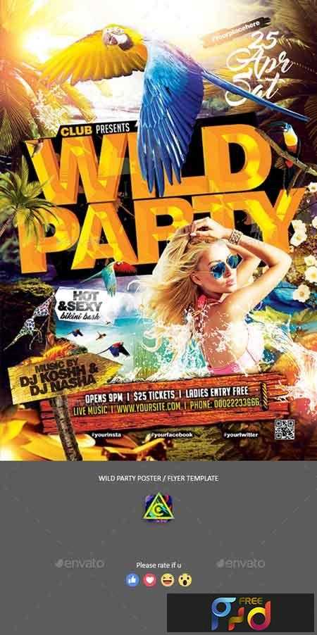 FreePsdVn.com 1812026 TEMPLATE wild party poster flyer 22490570