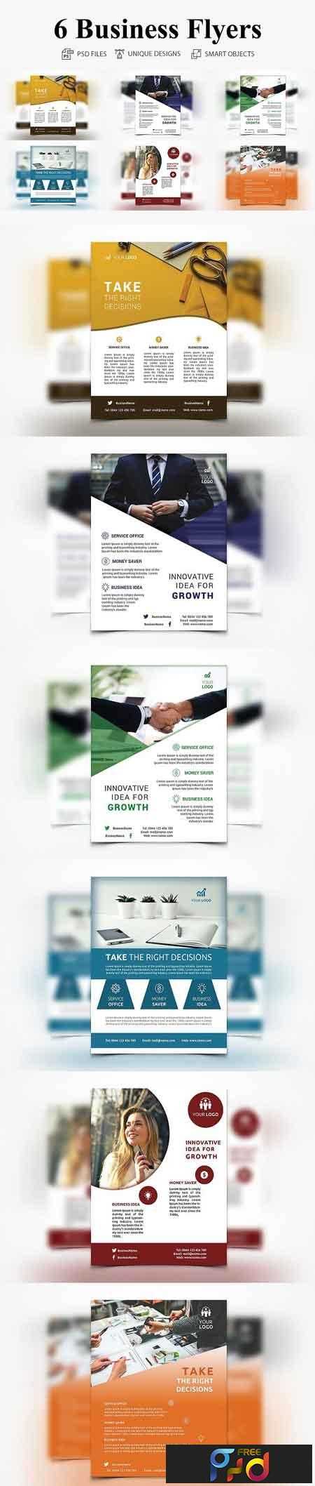 FreePsdVn.com 1812277 TEMPLATE 6 business flyers 2873269