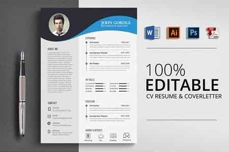 FreePsdVn.com 1813020 TEMPLATE clean ms word cv resume template 2862488 cover