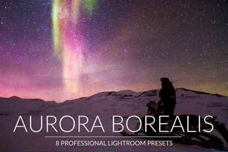 FreePsdVn.com 1813027 LIGHTROOM aurora borealis lr presets cover