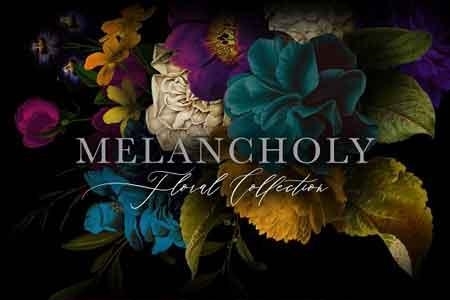 FreePsdVn.com 1813032 STOCK melancholy floral collection 2906566 cover