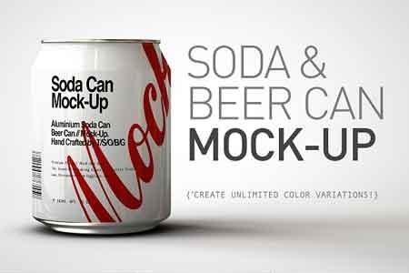 Download Mini Soda Can Beer Can Mock Up V3 2895657 Freepsdvn