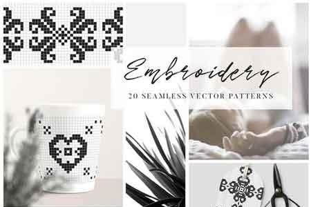 FreePsdVn.com 1813168 VECTOR embroidery style vector patterns 2202205 cover