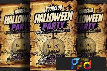 FreePsdVn.com 1813169 TEMPLATE halloween party flyer template 2833685 cover