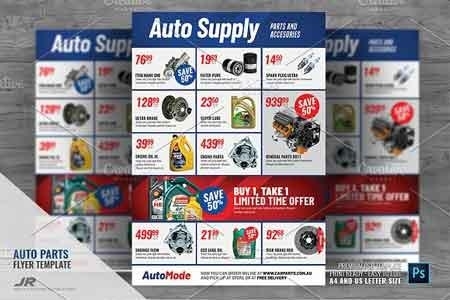 FreePsdVn.com 1813187 TEMPLATE auto parts and supply flyer 2945700 cover