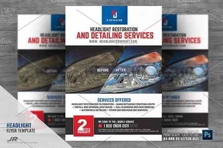Auto Detailing Flyer Template Free from freepsdvn.com