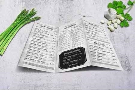 Freepsdvn.com 1813207 Template Vintage A4 Trifold Food Menu Nxlbqn Cover