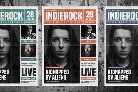 FreePsdVn.com 1813219 TEMPLATE indie rock newspaper style flyer 646943 cover