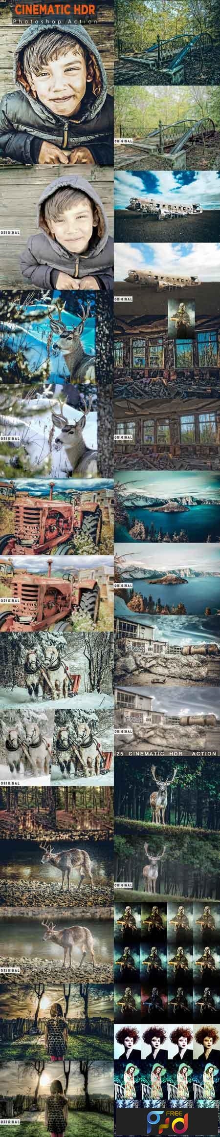 Cinematic HDR Photoshop Action