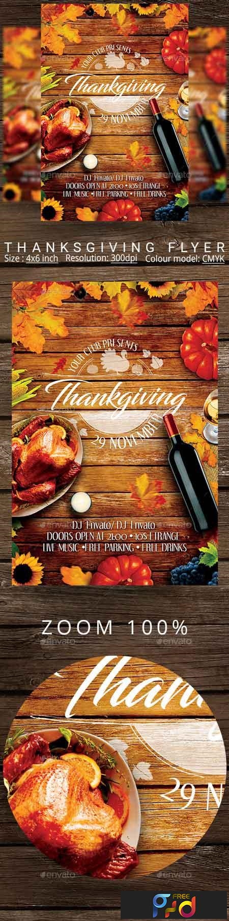 FreePsdVn.com 1813297 TEMPLATE thanksgiving dinner flyer 22650983