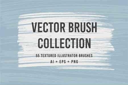 FreePsdVn.com 1814015 VECTOR 55 vector brushes collection 2886464 cover