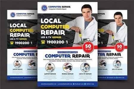 Computer & Mobile Repair Flyer 2859973