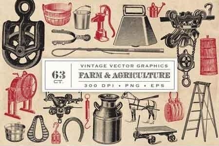 Farm & Agriculture Vector Graphics 1286117