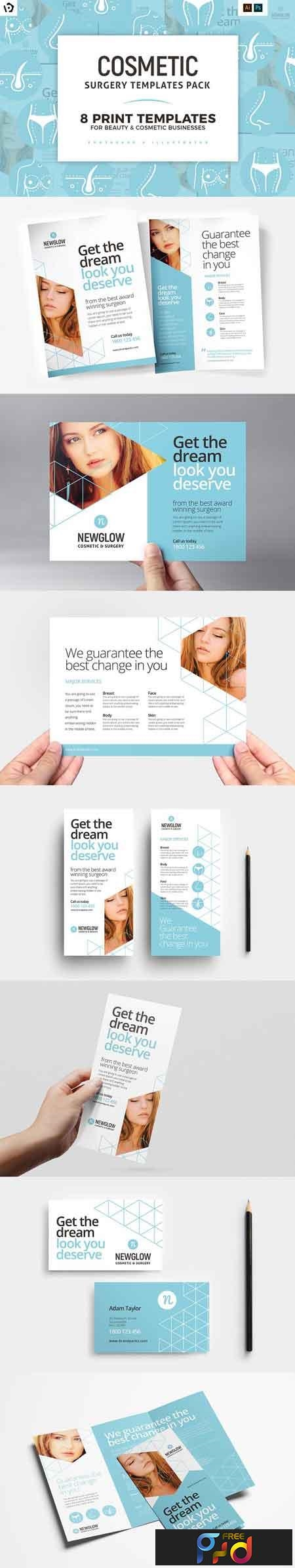 FreePsdVn.com 1814121 TEMPLATE cosmetic surgery templates pack 3015371