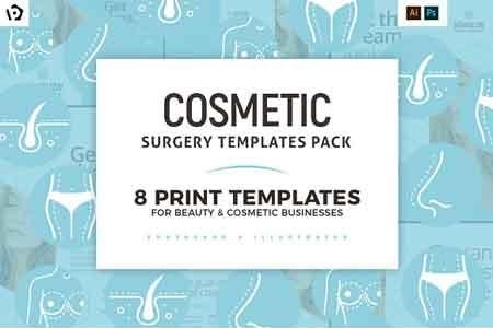 FreePsdVn.com 1814121 TEMPLATE cosmetic surgery templates pack 3015371 cover