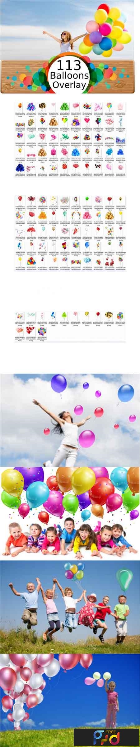 FreePsdVn.com 1814127 STOCK 113 balloons balloon photo overlays in png photography 3497714