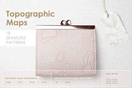 Topographic Maps Patterns 2663525