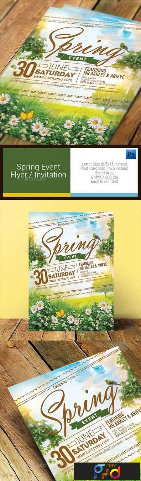 FreePsdVn.com 1814279 TEMPLATE spring event flyer invitation 11086093