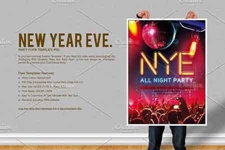 FreePsdVn.com 1815007 TEMPLATE new year eve party flyer 3076606 cover