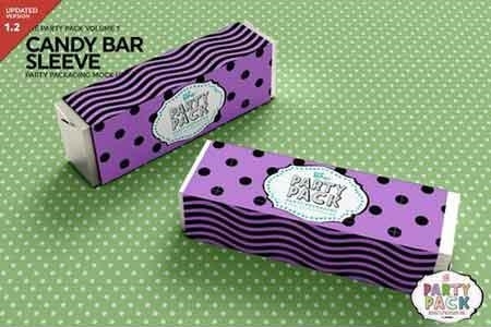 Download Candy Bar Sleeve Packaging Mockup 2199575 Freepsdvn PSD Mockup Templates