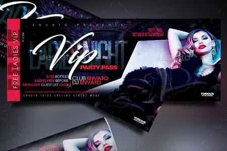 FreePsdVn.com 1815100 TEMPLATE ladies night event tickets template 22676140 cover