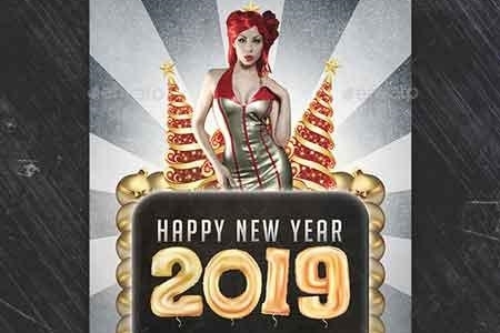 FreePsdVn.com 1815140 PHOTOSHOP happy new year 2019 flyer 22734077 cover