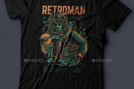 Retroman T-Shirt Design 21055042