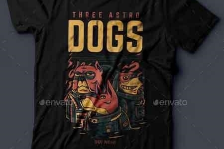 FreePsdVn.com 1815150 VECTOR three astro dogs t shirt design 20994952 cover