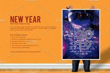 FreePsdVn.com 1815216 TEMPLATE new year party flyer 3088218 cover