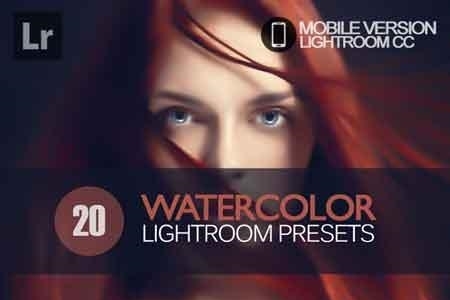 FreePsdVn.com 1815217 LIGHTROOM 20 watercolor lightroom mobile bundle 3504095 cover