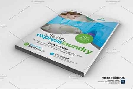 FreePsdVn.com 1815229 TEMPLATE laundry services flyer 2945853 cover