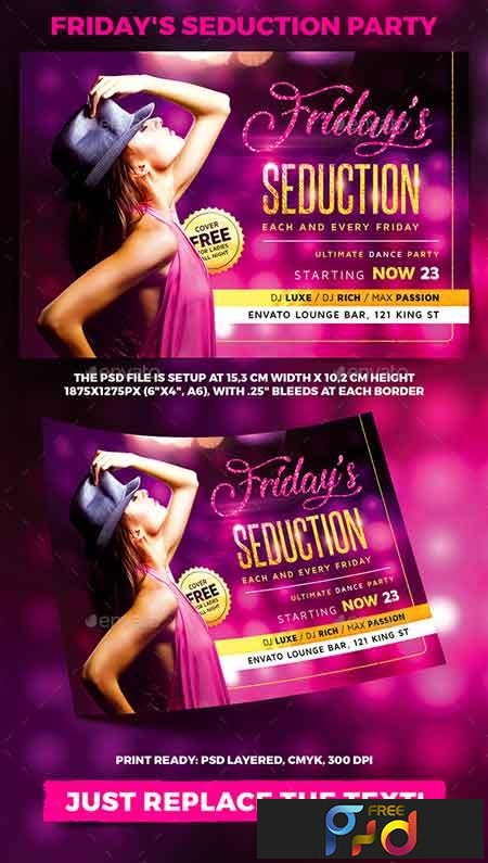 FreePsdVn.com 1815242 TEMPLATE fridays seduction party flyer 22712055