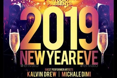 FreePsdVn.com 1815275 TEMPLATE new year party flyer 22757786 cover