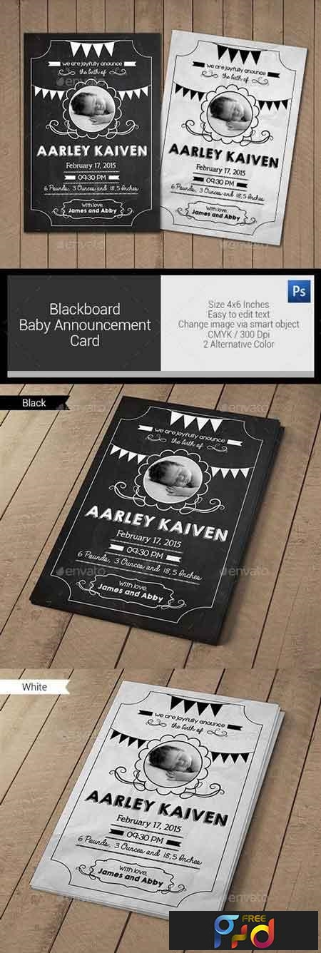 FreePsdVn.com 1815291 TEMPLATE blackboard baby announcement card 11022472