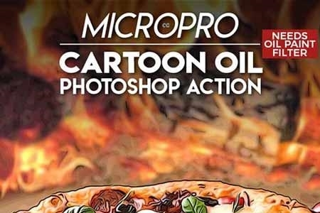 FreePsdVn.com 1816011 PHOTOSHOP micropro cartoon oil photoshop action 21907371 cover