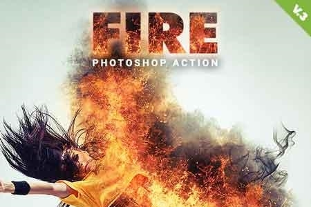 Fire Photoshop Action V.3 19515004