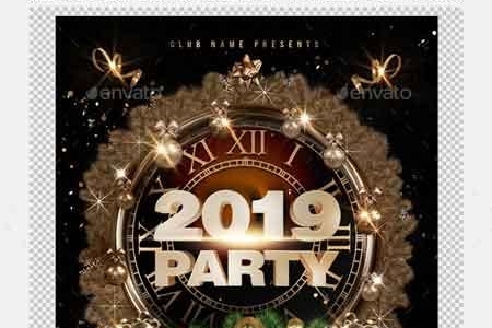 FreePsdVn.com 1816155 TEMPLATE new year party flyer 22779398 cover