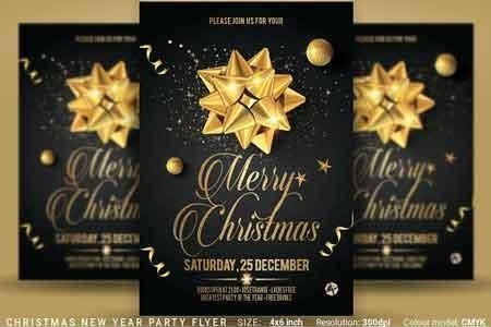 Christmas New Year Party Flyer 3125031