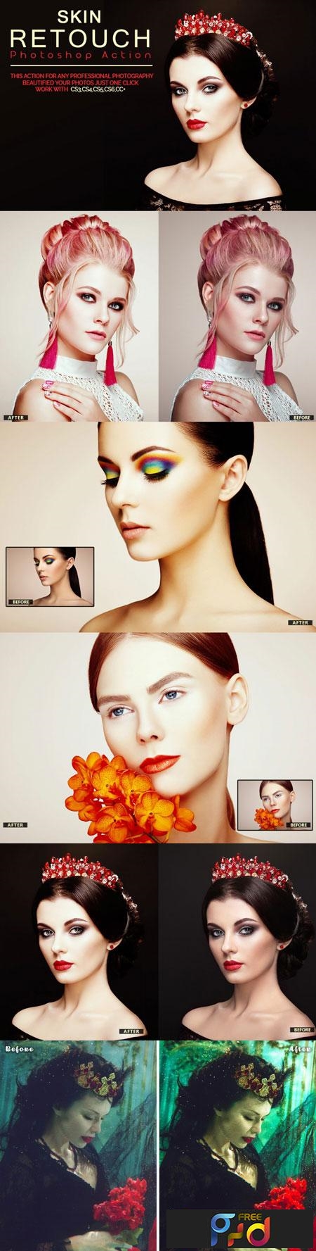 Skin Retouch Photoshop Action