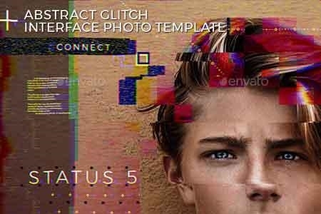 Freepsdvn.com 1816281 Photoshop Abstract Glitch Photo Interface Template 22742649 Cover