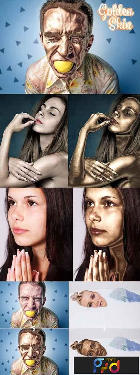 Golden Skin Photoshop Action