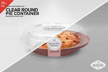 FreePsdVn.com 1817203 MOCKUP clear pie container packaging mockup 3170139 cover