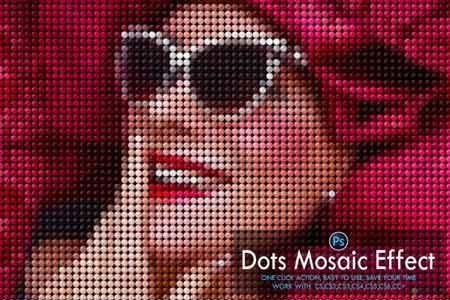 FreePsdVn.com 1817222 PHOTOSHOP dots mosaic effect photoshop action 3512577 cover