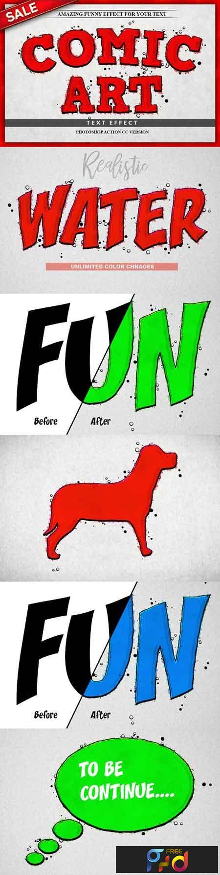 Funny Text Effect Photoshop Action