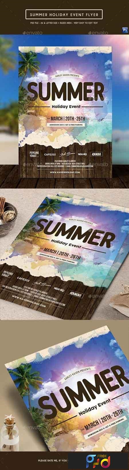 Summer Holiday Event Flyer 17373420 1