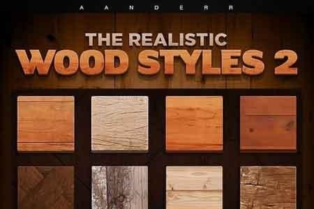 FreePsdVn.com 1901041 PHOTOSHOP the realistic wood styles 2 18006000 cover