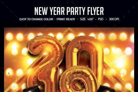 FreePsdVn.com 1901119 TEMPLATE new year party flyer 22827145 cover