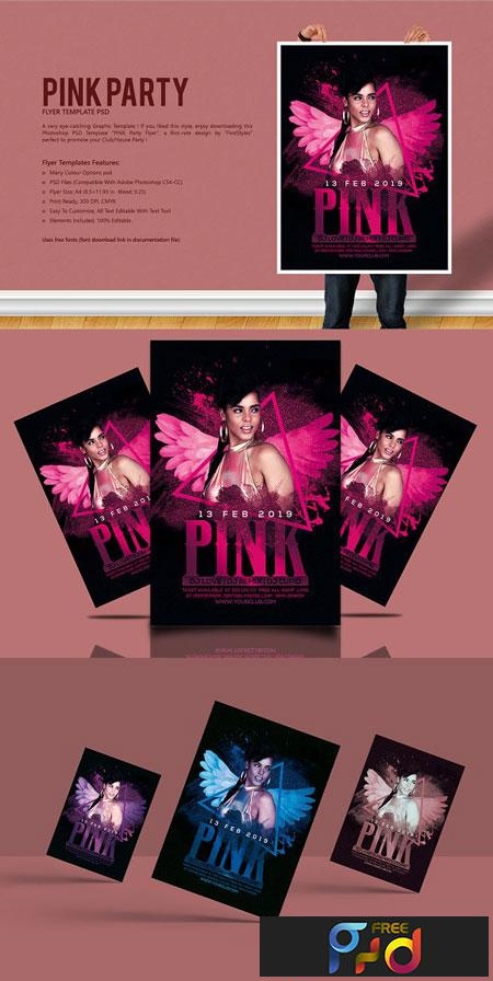 FreePsdVn.com 1901141 TEMPLATE pink party flyer 2879881